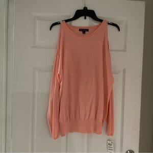 INC International Concepts peach color sweater Top